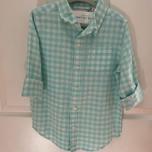 NWT Boys Janie and Jack Linen Roll-Cuff Shirt